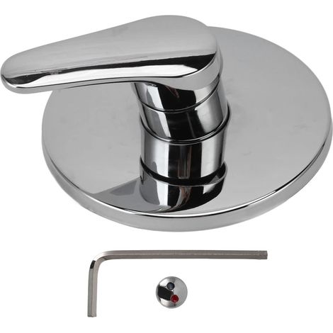Robinet de baignoire, mitigeur mural pour eau chaude et froide, interrupteur de commande de vanne de mitigeur de douche manuel pour accessoires de salle de bain (1/5)