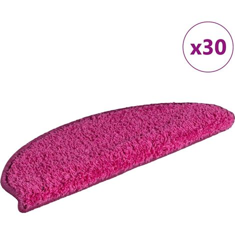Stufenmatten 30 Stk. 65x21x4 cm Rosa Halbrund Groß