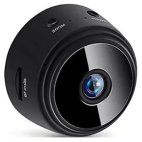 Caméra extérieure sans fil, nichoir avec caméra 720p vision nocturne Wi-Fi, noir (1/5)