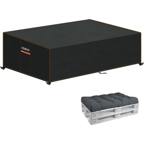 Abdeckhaube Palettensofa 130x99x40cm wasserdicht UV-beständig mit Lüftungsöffnungen (1/5)
