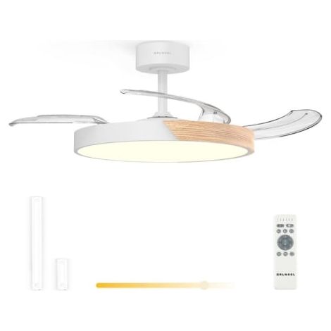 Ventilador de Techo Grunkel SKYDUAL42/ 30W/ 4 Aspas 106cm/ 6 Velocidades