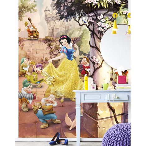 Papier peint Blanche Neige & les 7 nains 184X254 CM (1/3)