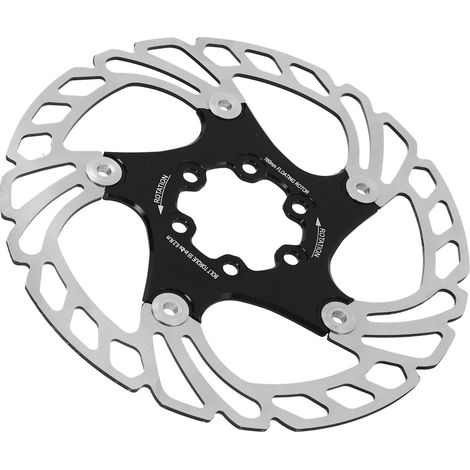 Disque de frein pour vélo, léger et dissipateur de chaleur, disque de frein flottant pour VTT et vélo de route, fixation par 6 vis, 160 mm / 6,3 pouces (1/5)