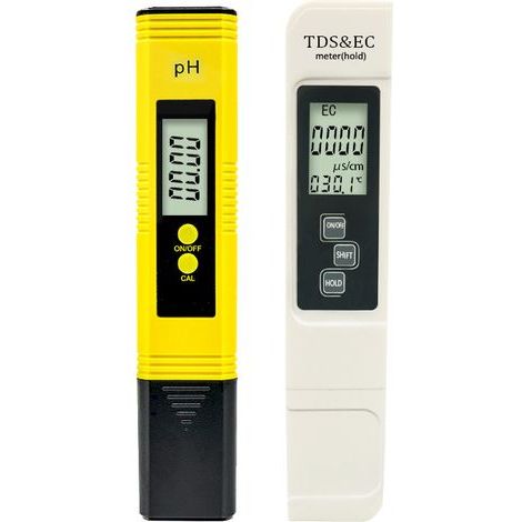 Elektronisches Wasserqualitätsmessgerät (pH-Wert, elektrische Leitfähigkeit, Temperatur), Selbstkalibrierung, TDS, pH-Wert, elektrische Leitfähigkeit, TDS, TDS und elektrische Leitfähigkeit 4 in 1 (1/5)