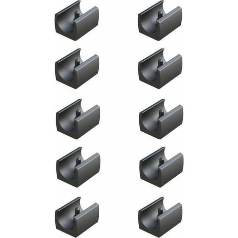 – Lot de 10 embouts plastiques 14mm – Patins rectangulaires pour chaises – Protection sol contre rayures – Compatibles tous types de sols (1/4)