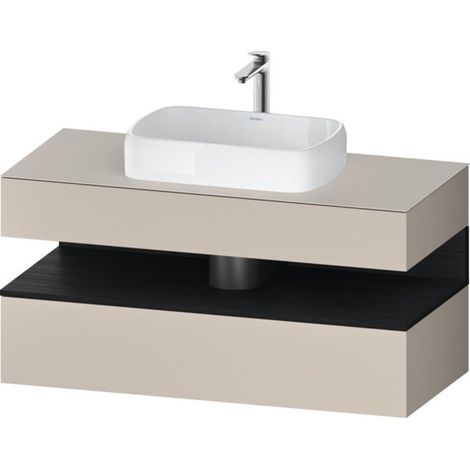 Duravit Collection One Konsolenwaschtischunterbau, 1 Auszug, 1 (1/2)