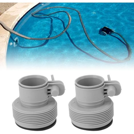 Adaptateur de Raccord de Pompe pour Piscine - Type B 1,25in à 1,5in pour 25009 - Raccords Bicône en Plastique Durable, 2 Pièces (1/5)
