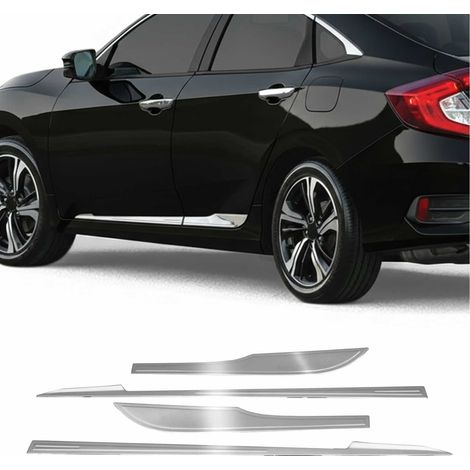 Garniture Baguette de porte latérale pour Honda Civic 2016-2021 Limousine inox (1/5)