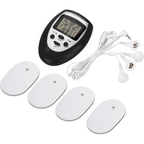 Appareil de massage cervical électrique pour acupuncture et kinésithérapie, noir (1/5)