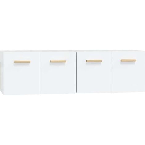 Maison Exclusive - Mobili Parete 2 pz Bianco 60x36,5x35 cm Legno Multistrato (1/5)