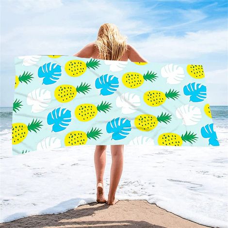 Microfiber Beach Towel - 70 X 150 Cm - Sand Free Quick Dry For Beach Pool Travel Camping Yoga - 1 Piece (1/5)