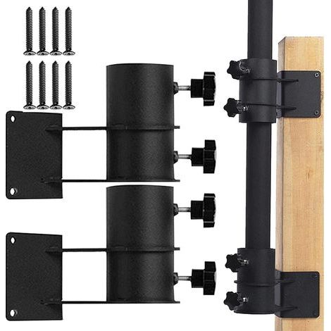 Universal bracket for outdoor parasols - fixed right-angle bracket (1/5)