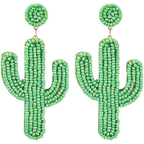Boucles d'oreilles à tige pour femmes, boucles d'oreilles perlées pour femmes, puces d'oreilles pour femmes, boucles d'oreilles motif plantes tropicales, boucles d'oreilles pendantes pour femmes, bijo