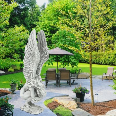 Statue d'ange en résine S, décoration intérieure artisanal, 15cm avec boîte cadeau (1/5)