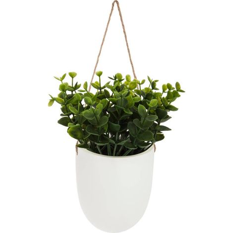 Künstliche Pflanze zum Aufhängen Keramiktopf H20cm - Model 2