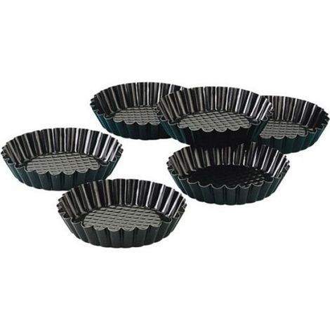 6 Formine per crostatina Cm 12