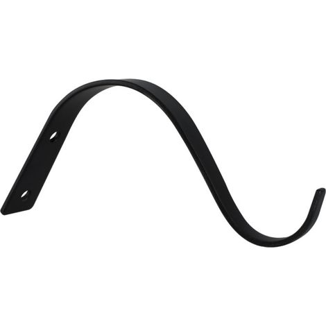Dekorativer Wandpflanzenhänger, 15 cm (6 Zoll) langer Metallhaken, Hirtenhaken, für Laternen, Vogelfutterhäuschen, Blumenampeln, Dekoration im Innen- und Außenbereich.