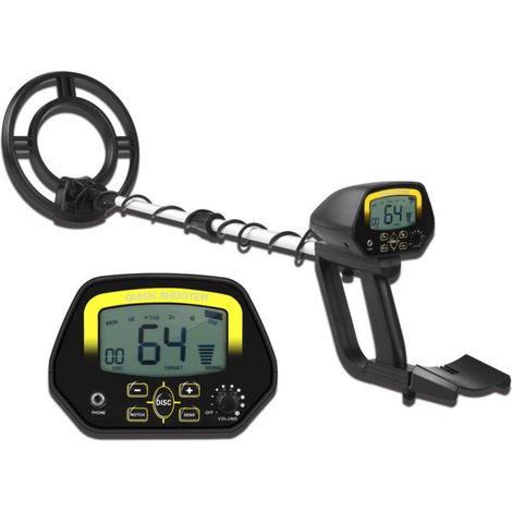 Untergrundmetalldetektor mit LCD-Bildschirm, hoher Empfindlichkeit zur Erkennung von Gold, Silber, Kupfer und Eisen, Tiefenerkennung und akustischem Alarm. (1/4)