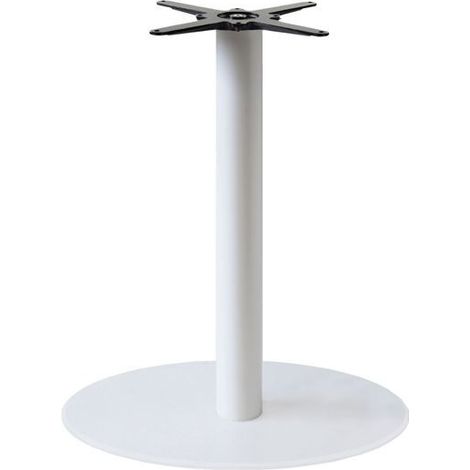 Piétement modèle Rome blanc XL pour tables jusqu'à Ø 130 cm