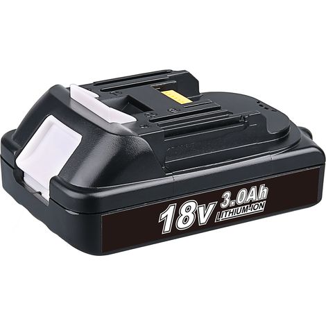 BL1815 18V 3.0Ah Ersatz für Makita 18V Akku Kompatibel mit Makita 18V Akku BL1815 BL1830 BL1830B BL1860B BL1850B BL1840B LXT-400 Akku-Elektrowerkzeuge mit LED-Anzeige
