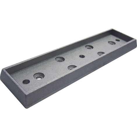 accessoire de fixation - pour contreplaque 300kg - aluminium - gris - cdvi ama3