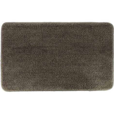 Tapis microfibre doux dessous latex 45x75 cm - taupe - Tendance (1/2)