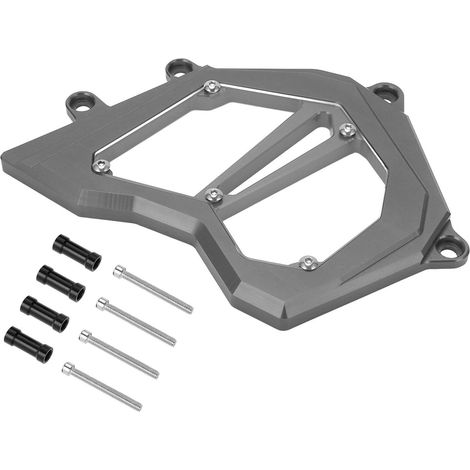Carter Chaîne Protège Couronne Avant en Alliage d'Aluminium pour ZX10R 2011-2017, Couleur Titane, Remplacement de Protection de Transmission (1/5)