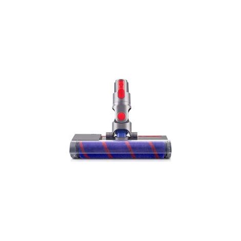 Tête de brosse à rouleau souple. Compatible avec les aspirateurs balais sans fil Dyson V7 V8 V10 V11 SV12 V15. Pièces de fixation pour plancher en bois dur.