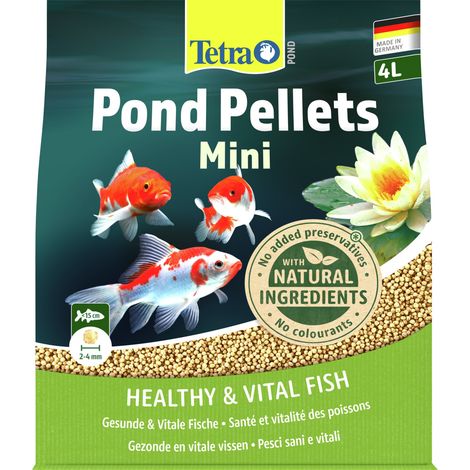 Tetra Teichfutter Pond Pellets Mini 4 l Teichfutter (1/3)