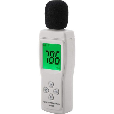 Testeur de qualité sonore lecteur de niveau de pression numérique haute précision 30 130dBA sonomètre avec grand écran LCD pour l'industrie (1/5)