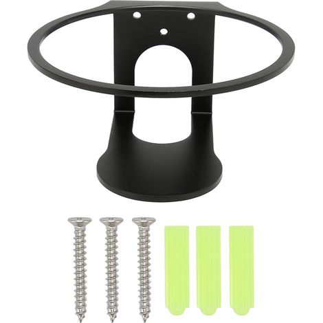 Support mural pour enceinte HomePod 2, gain de place, en alliage d'aluminium, stable, noir (1/5)
