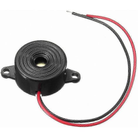 Zumbador electrónico piezoeléctrico de sonido continuo 3-24V 95dB Alarma para accesorios de automóviles, camiones y coches Señal de advertencia intermitente Timbre de carretera (1/5)