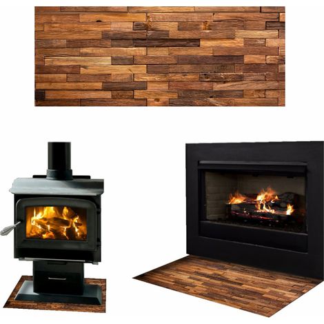 SOPORTE PARA CHIMENEA DE CRISTAL TEMPLADO. DIMENSIONES DEL CRISTAL: 52 x 30 cm. GRÁFICOS: PARQUET. (1/5)