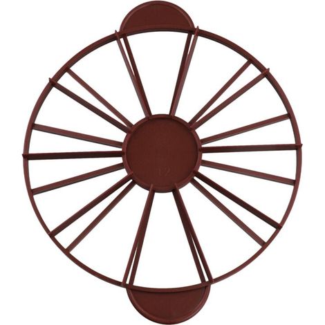 Tranche de Gateau 10 / 12 Pieces Diviseur Marqueur Part Egale Rouge Fonce (1/4)