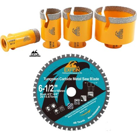 Kernbohrer, Diamantkonstruktion, M14-Kompatibilität, 5PCS Set, M14 Gewinde (1/2)