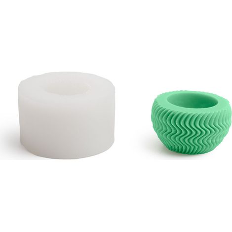Silikon-Kerzenform, Behälterboden, 7 x 4 cm