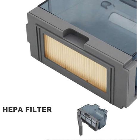 Pièces de rechange pour aspirateurs robots Lefant M210/M213/M210b et OKP K2/K2P/K3/K4/K5/L1, y compris les bacs à poussière et les filtres HEPA. (1/4)