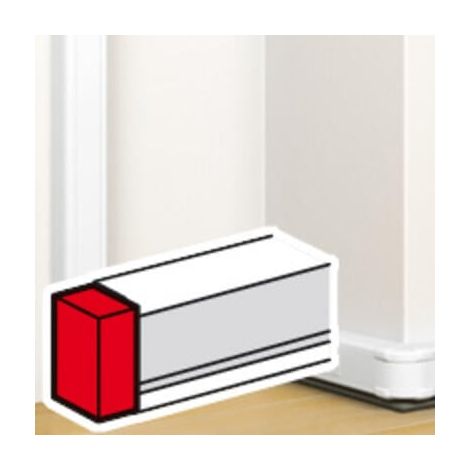 Legrand 075611 Tapa final para canal de clipaje directo Mosaic 50x80mm (1/2)