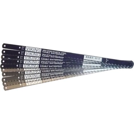 Lames de scie bi-metal 10 dents au cm (10 lames)