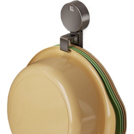 Washbasin Hanger, Bathroom Shower Towel Hook, Wall-Mounted Washbasin Rack, Heavy Duty Towel Hook (1/4)