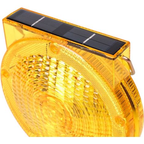 Solar Blink Road Feu clignotant LED solaire avec capteur crépusculaire - VELAMP - ST089S
