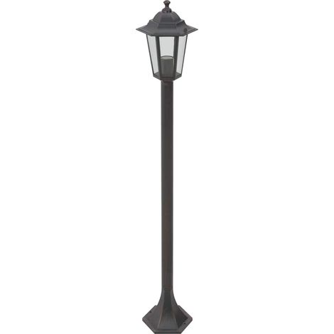 Maison Exclusive - Lampioni da Giardino 6pz E27 110 cm Alluminio Bronzo (1/5)