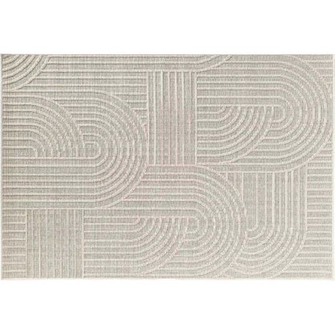 Tapis Déco Tissé "Ezio" 160x230cm Naturel (1/5)