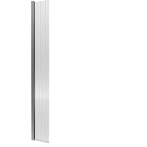 1850 x 300 x 8mm Fluted Hinged Screen