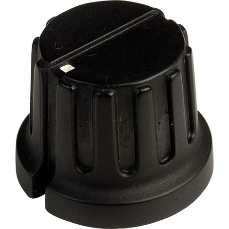 SCI PN-38C (6.4mm) PN-38C (6.4mm) Drehknopf mit Zeiger Schwarz (Ø x H) 20.3 mm x 15.6 mm 1 St. (1/2)