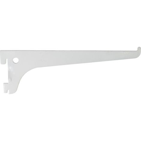Console simple acier blanc 30 cm - VYNEX - 310178035010 (1/2)