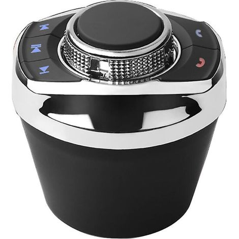 Télécommande universelle sans fil pour volant de voiture, 100 % neuve, compatible Bluetooth avec éclairage LED et 8 fonctions pour la navigation Android.-AquaForge