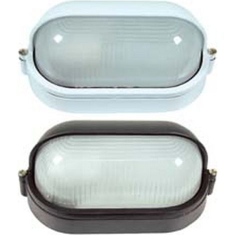 1PZ PLAFONIERA A PALPEBRA IN ALLUMINIO PER ESTERNO - 60w IP54 mm.210x105x110h. nero