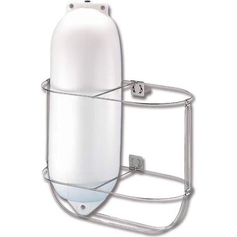 Portaparabordi reclinabile inox aisi 316 per 2 parabordi f1 - f02 - g4