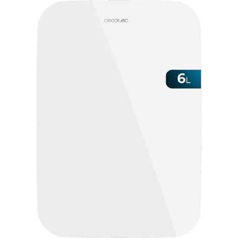 Cecotec – Mini réfrigérateur 6L blanc – Thermostat réglable 5-65°C – Compact 26x35x32 cm – Silencieux 3,5 kg – Fonctionne 12V et 220V (1/4)